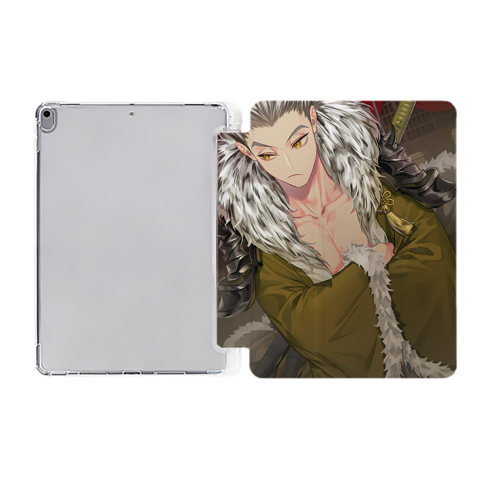 （画像用） ハイキュー!! Haikyu!! IPad ケース ペン収納付き 三つ折りスタンド PUレザー×シリコン 対応機種9.5/10.5/10.9インチ